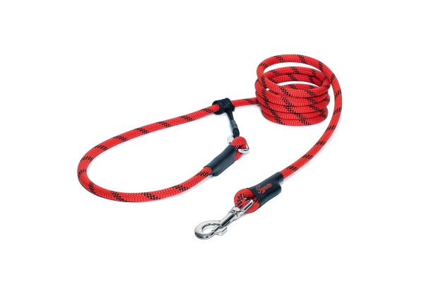 EASYLONG Hundeleine - L - 4m - rot rally